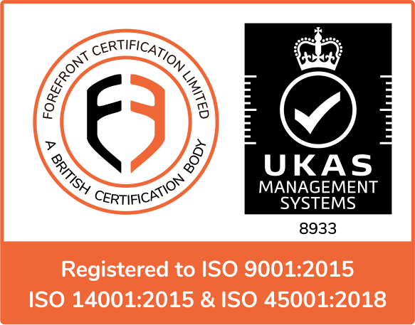 UKAS accreditation logo.